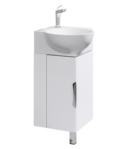 Тумба с умывальником AQWELLA Rio 46 Белый Rio.01.04